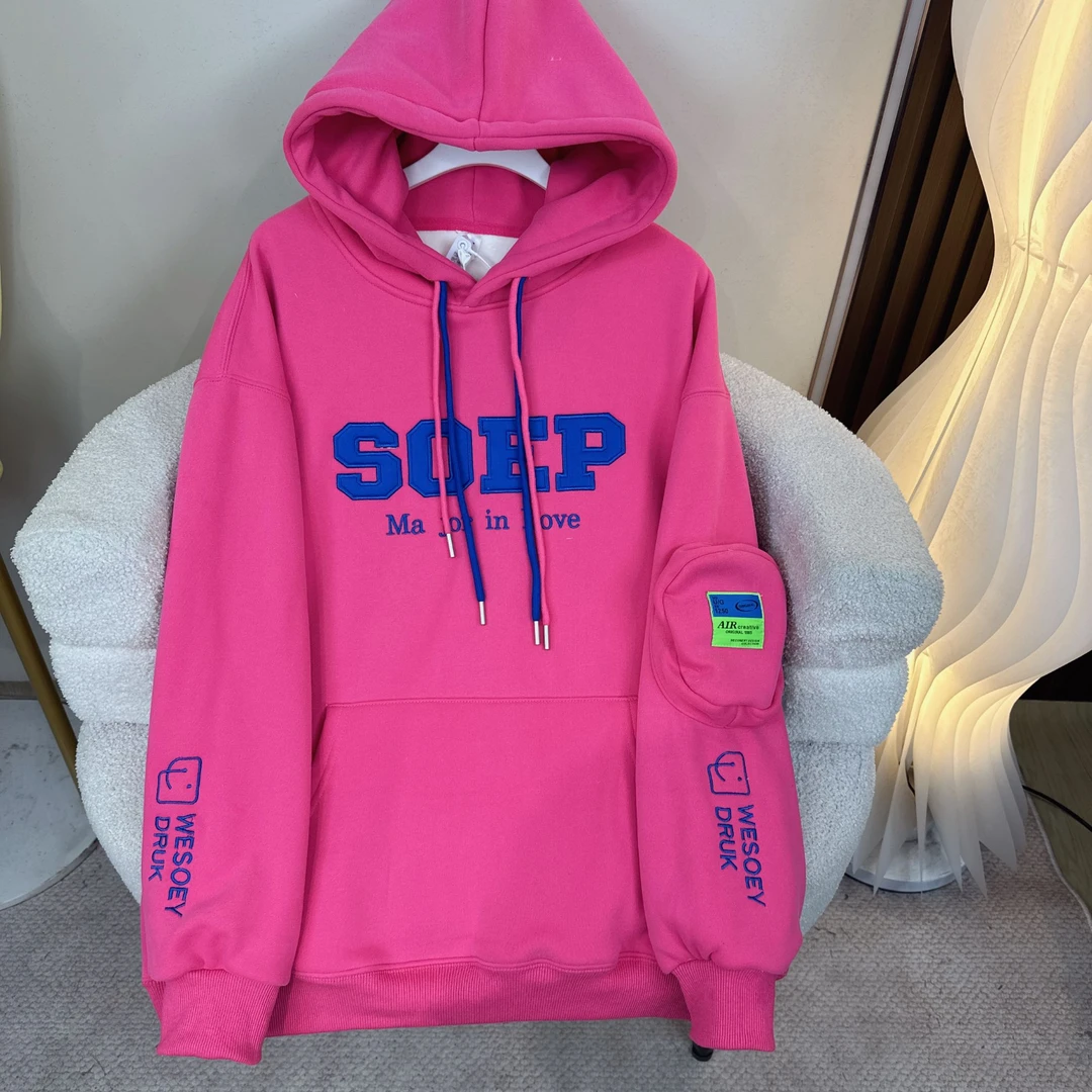 歌如虹品牌   时尚潮流休闲加绒卫衣(262)