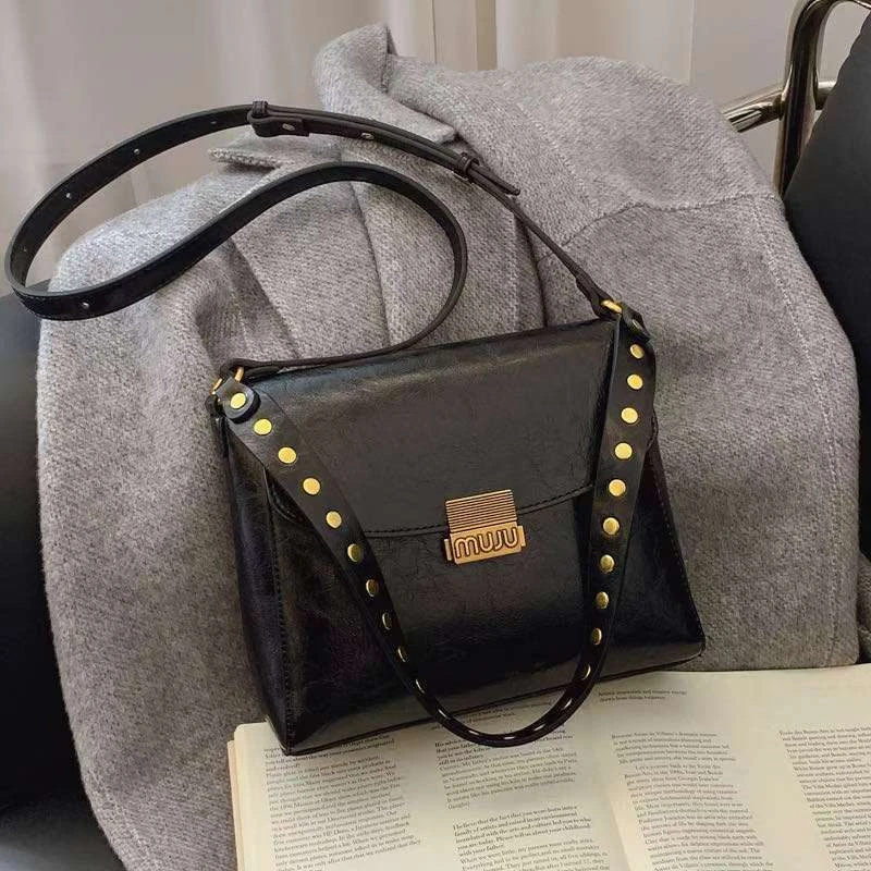 双11甄好1021#款复古时尚单肩 斜跨休闲女士潮流百搭包韩版冬季款