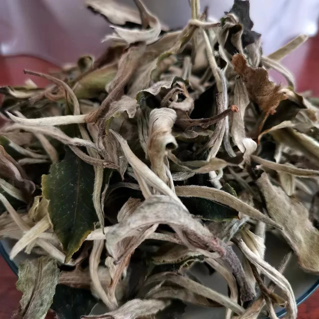 云南白茶 2025年早春困鹿山月光白茶  月光美人散茶罐装100克/袋