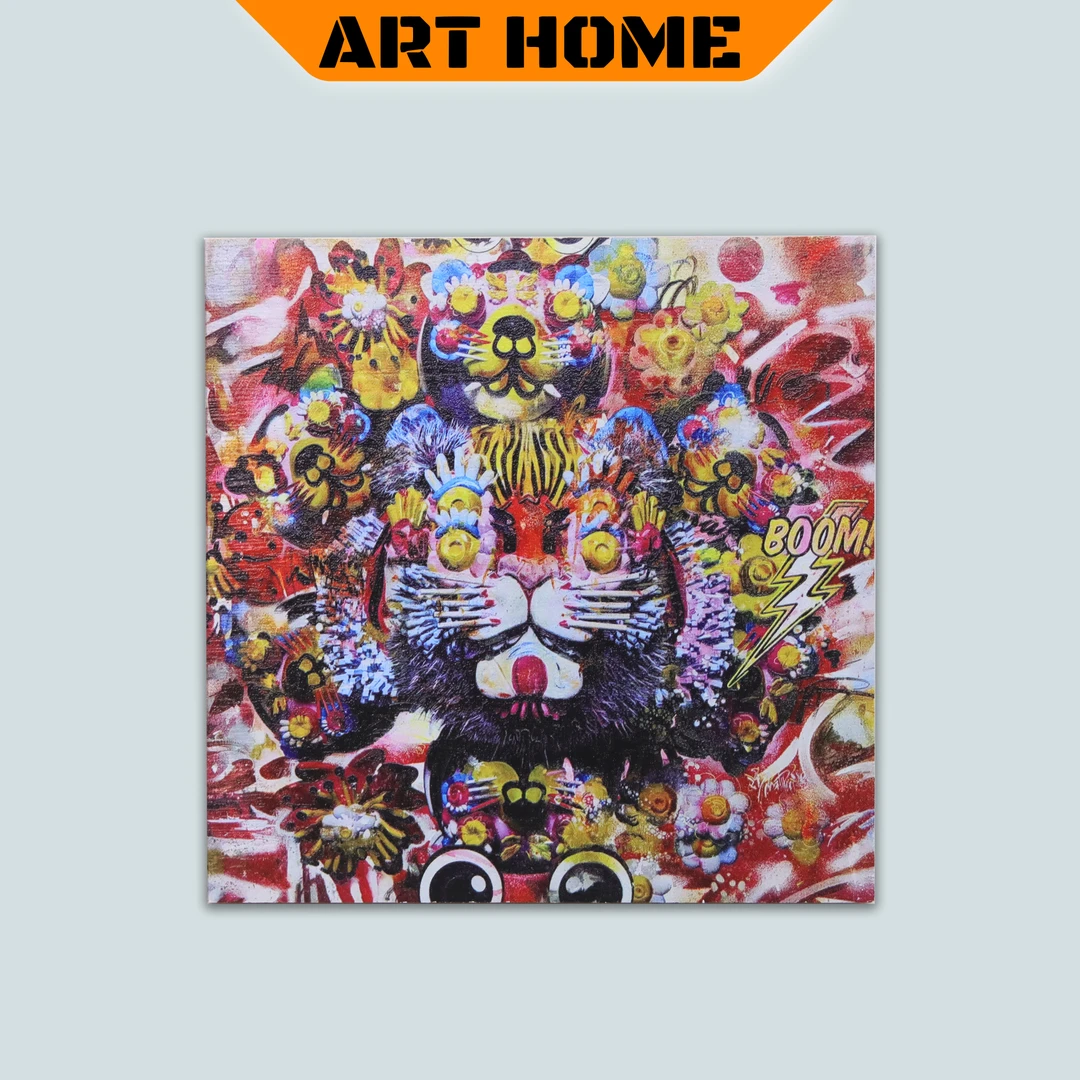 尚多米艺术-马锐 |《 虎头画鸿》 亲签限量 小版画作品