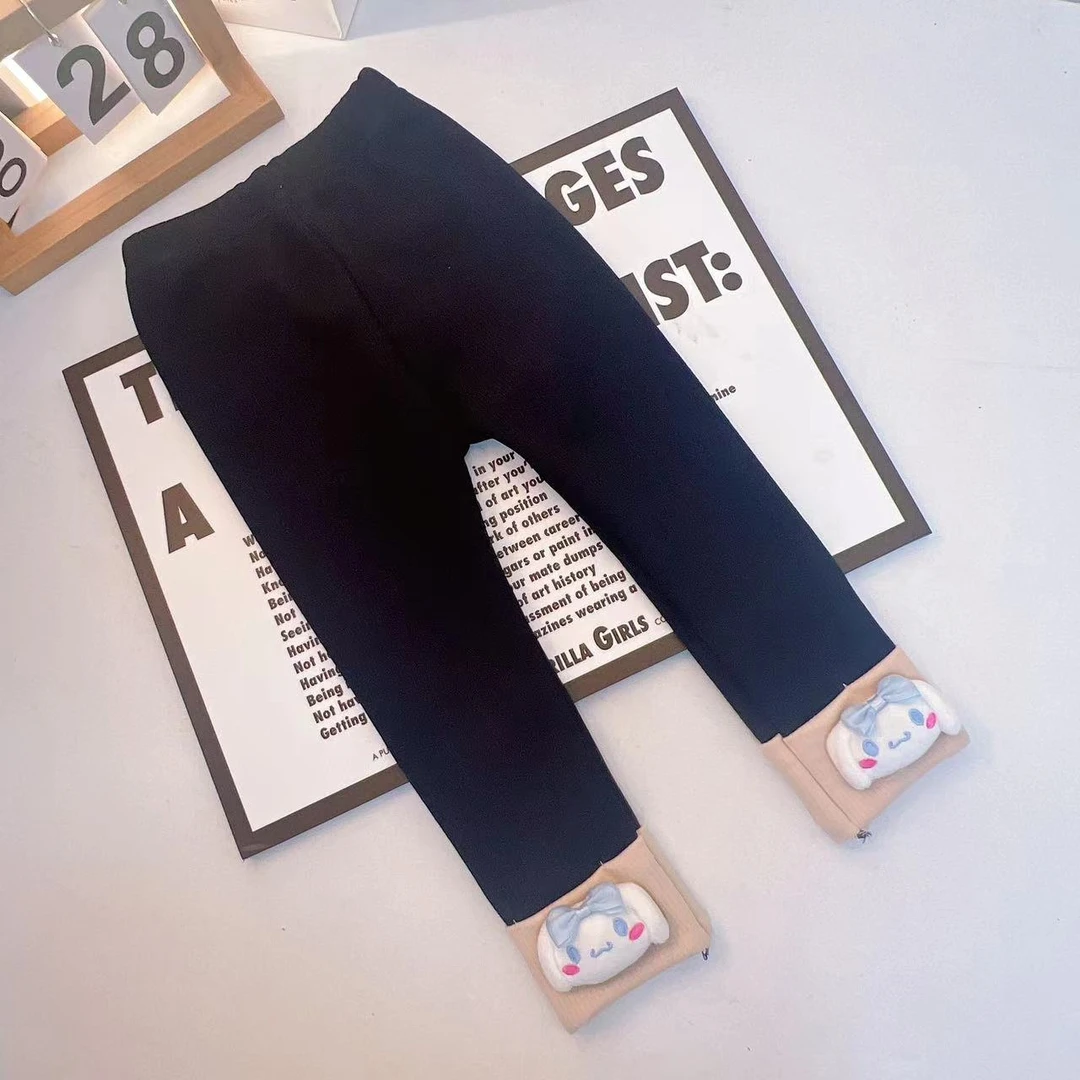 【自营｜加绒加厚 超软高弹】女童冬款打底裤241022001