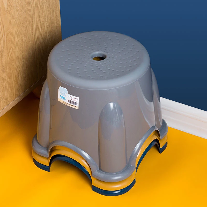 加厚塑料凳子家用凳熟胶简约时尚卡通儿童成人凳备用凳防滑茉怡乐