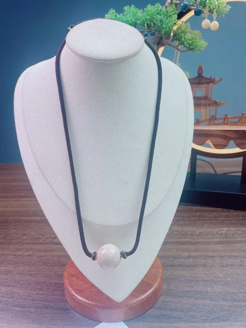 舍 L 20mm 圆珠 编绳款 毛衣链Q217