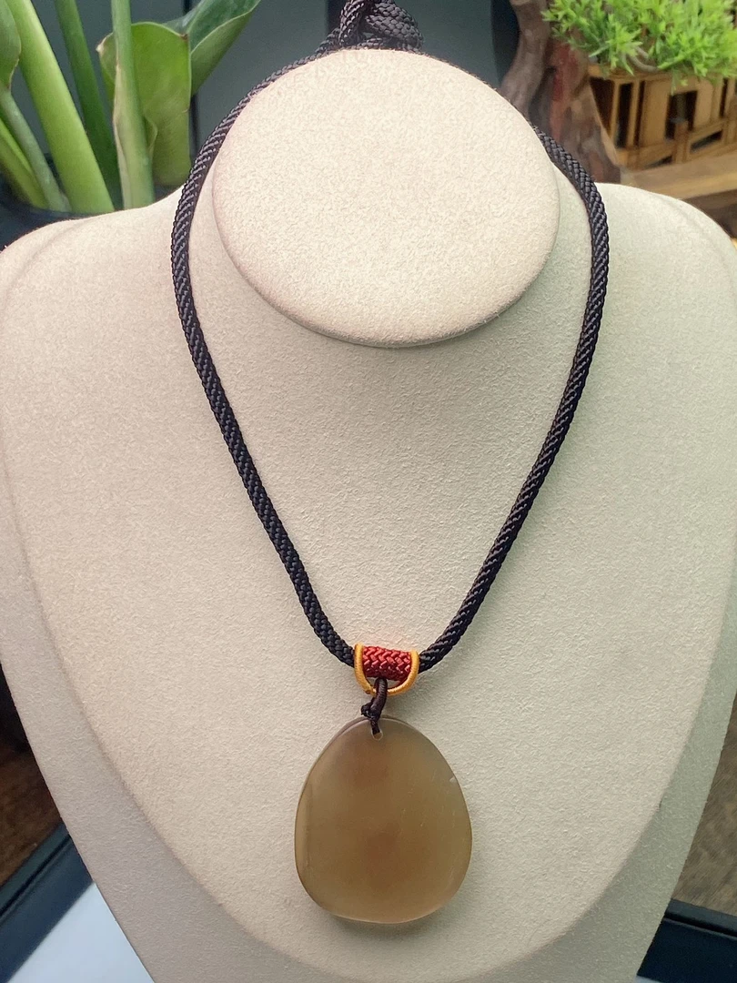 小玲子 编绳款水滴DIY项链Q92