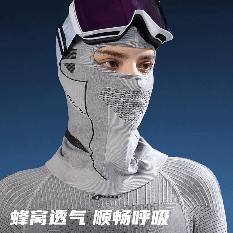 骑行保暖头套男女摩托车防风防寒头盔内衬滑雪面罩冬季运动保暖帽