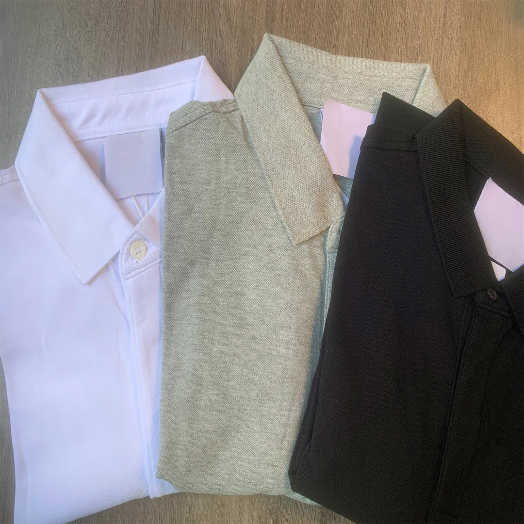 1粒扣热卖夏季新款男士潮流休闲商务短袖隐藏扣Polo5.522自主款