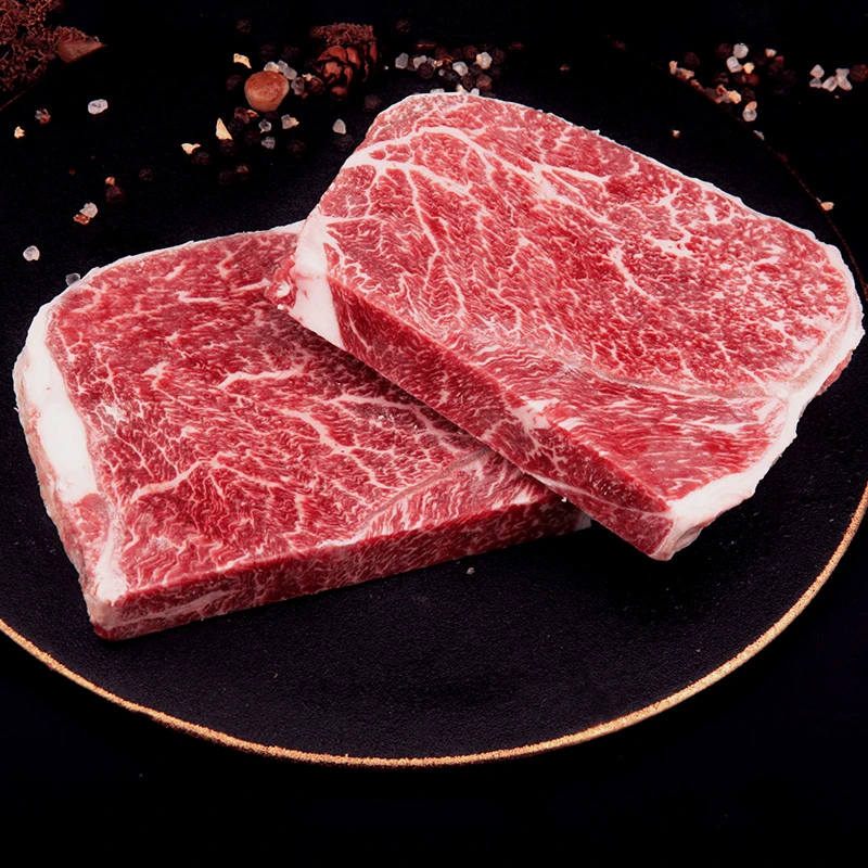 乌拉圭精选原切谷饲和牛肉m9保乐肩健身牛排厚切烧烤切片1000g