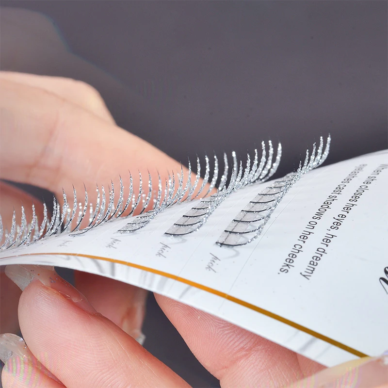 魔睫丝闪亮碎钻仙子嫁接睫毛网红漫画款眼睫毛圣诞璀璨星光款单根