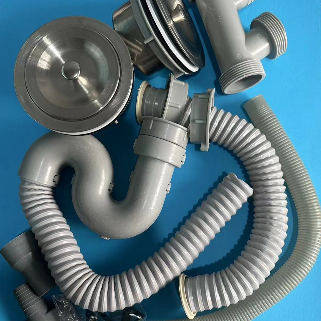 不锈钢菜盆下水管双