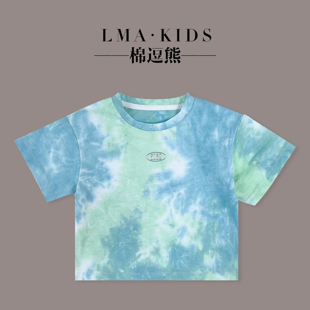 实体【棉逗熊品牌】2024男童韩版夏季休闲中大童百搭T恤-10892-