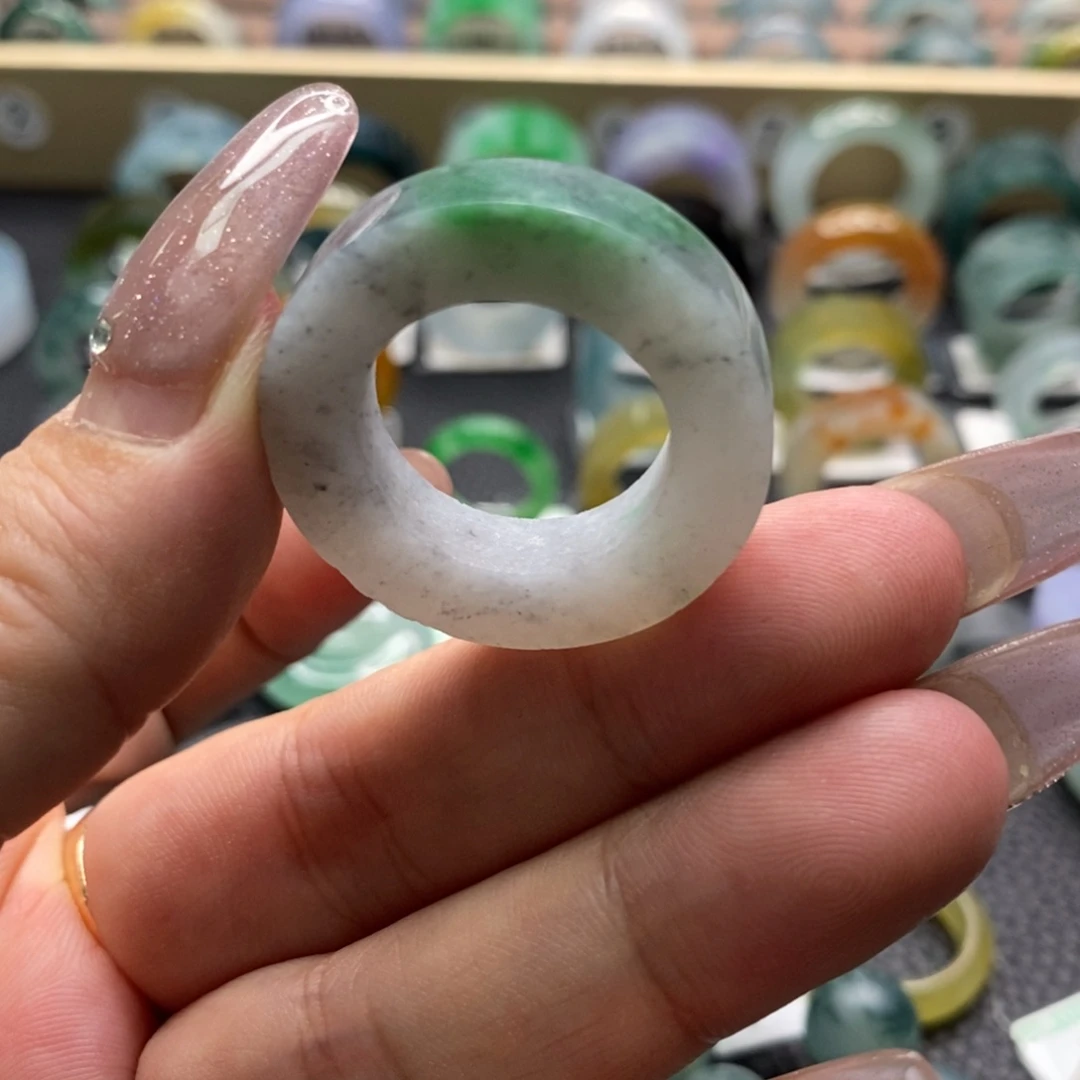 定制翡翠未镶嵌翡翠戒指20-30