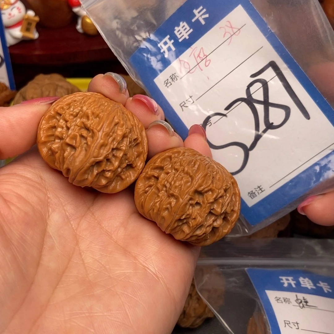 桃核吊坠核桃磨盘狮子头d