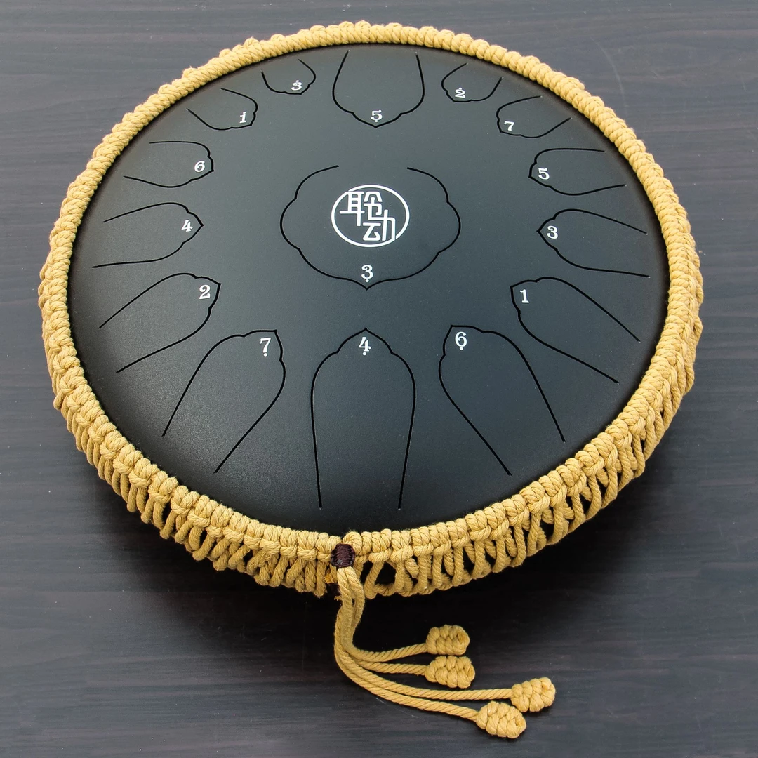 聆动空灵鼓14寸15音碳钢藤编