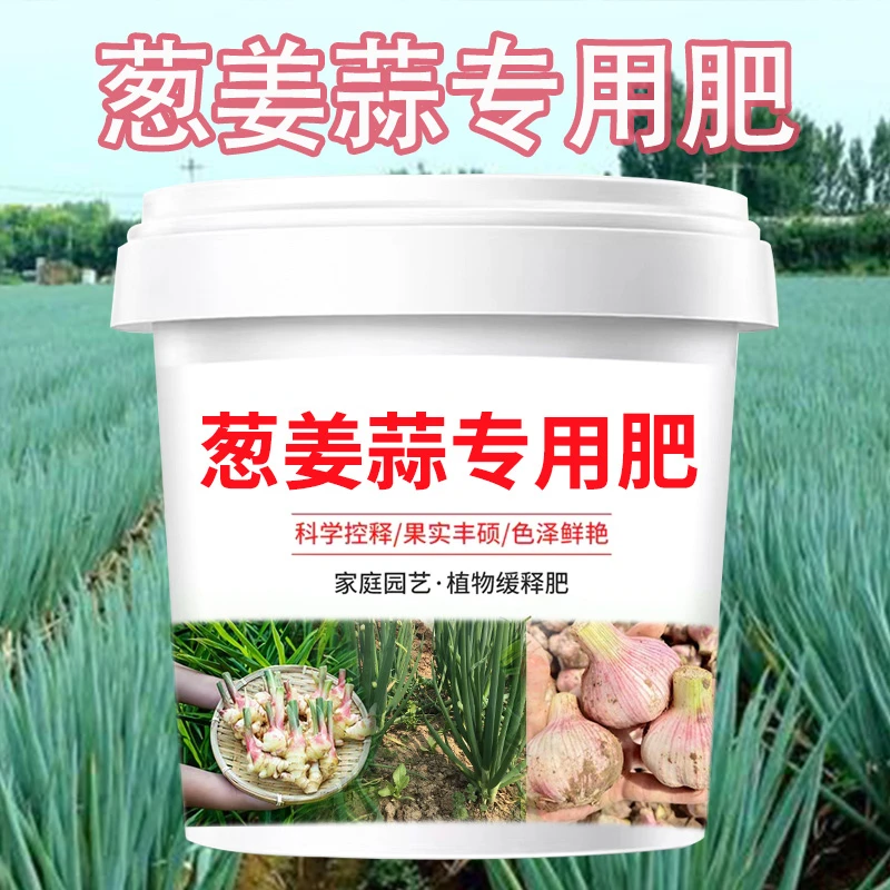 大葱大蒜生姜专用肥料壮苗葱姜蒜阳台果蔬通用型颗粒缓释肥