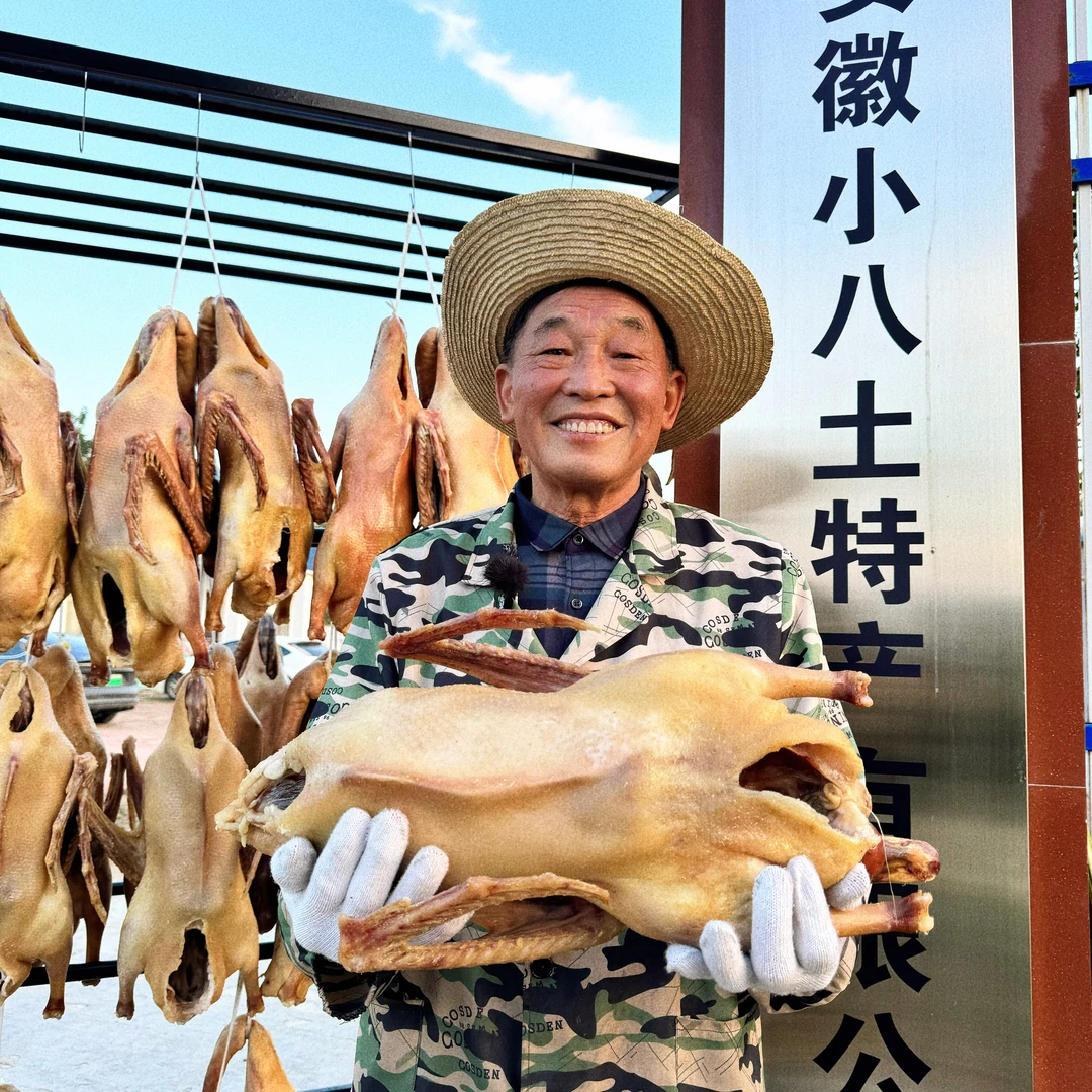 【咸鹅】农家正宗皖西大白鹅生态散养咸鹅传统腌制腊鹅
