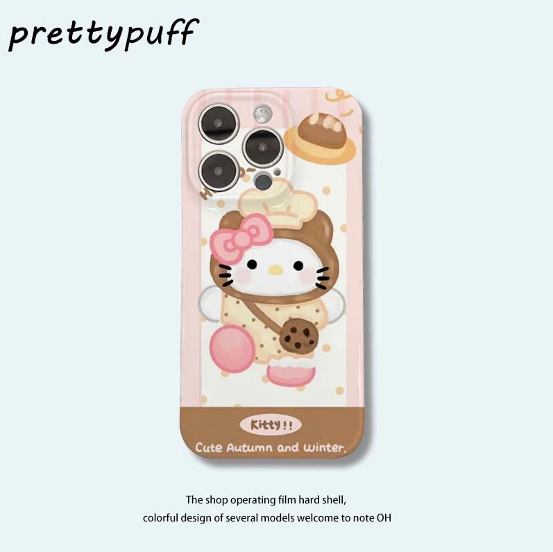 可爱kitty【苹果】菲林手机壳全包边高颜值轻薄耐脏网红卡通iPhone