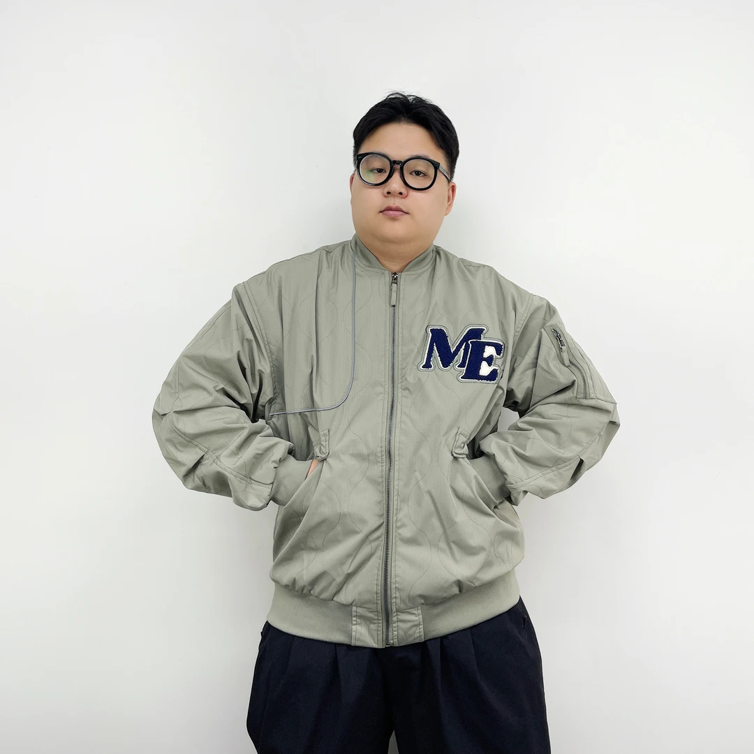 大仙仙儿2024秋季新款男士休闲宽松大码夹克印花棒球服长袖外套潮