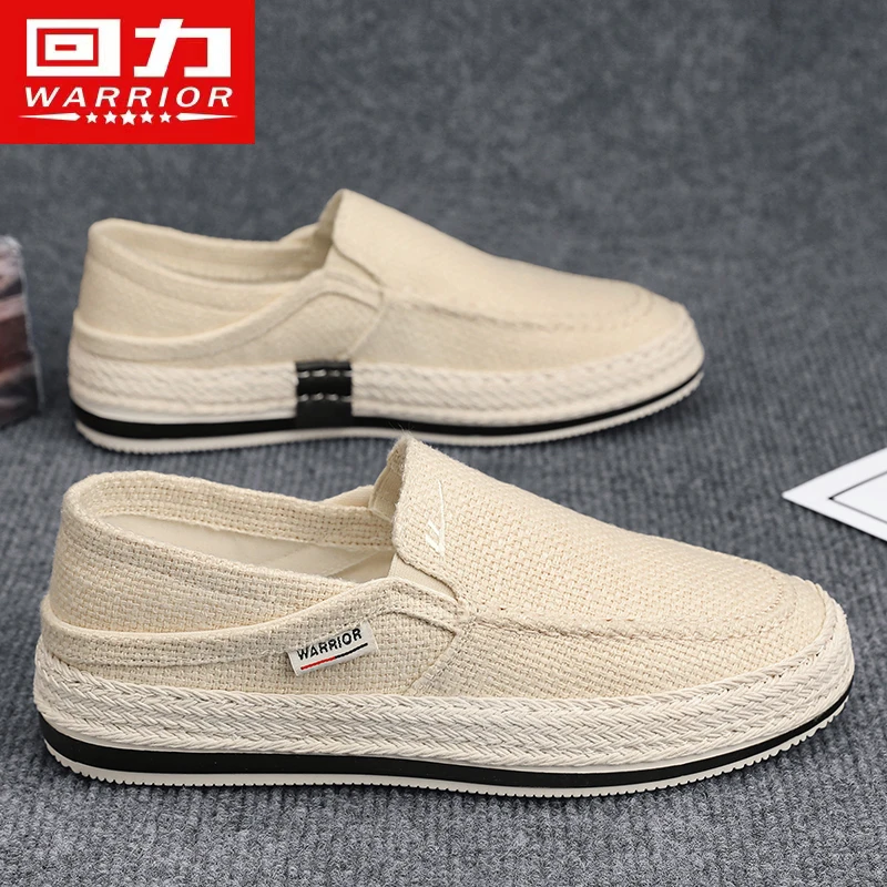 回力男鞋子2025新款冬季透气休闲帆布板鞋软底百搭男士老北京布鞋