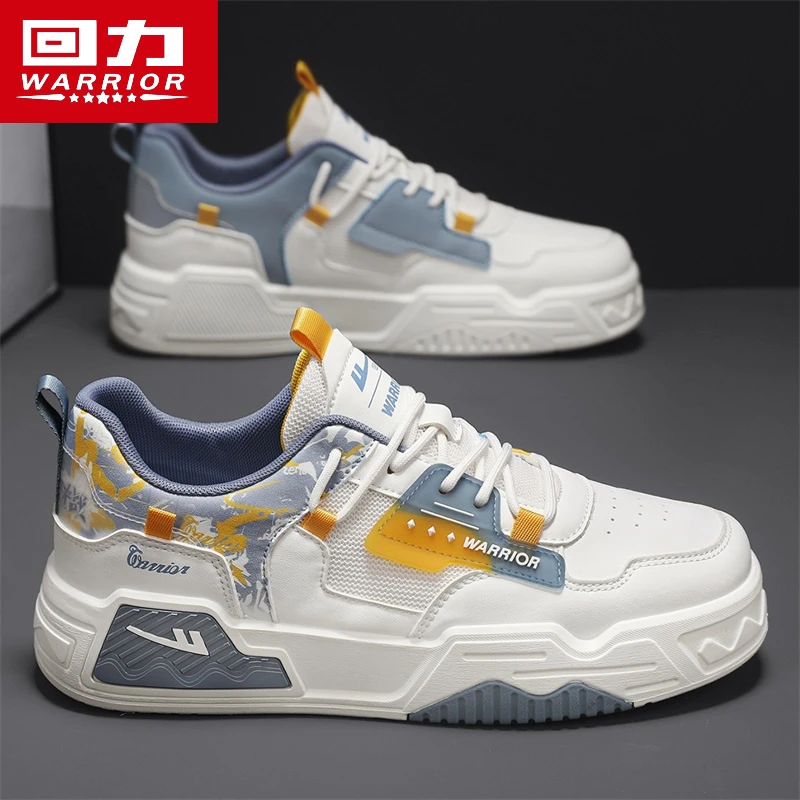 回力男鞋小白鞋2024新款春季网面透气青少年百搭增高厚底休闲板鞋