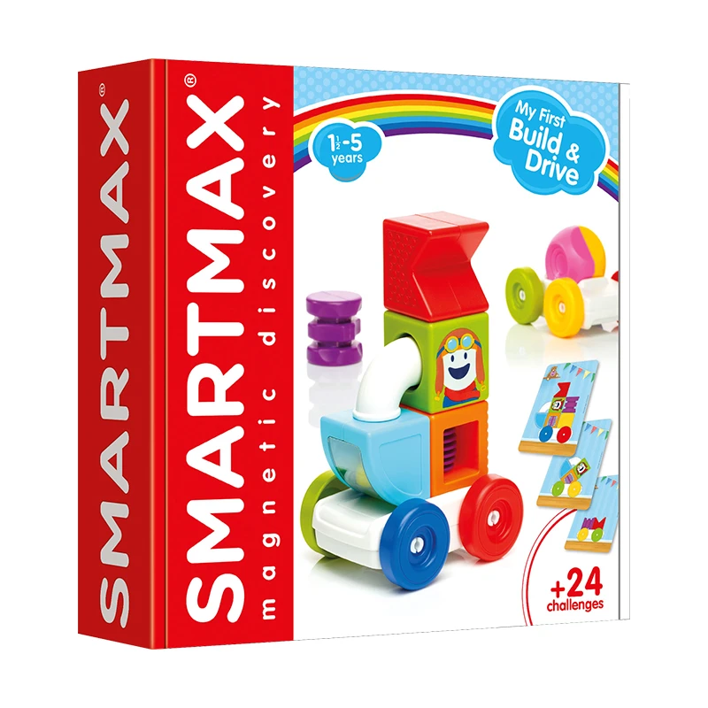 SMARTMAX小小建造师1-5岁创意主题启蒙早教儿童磁力拼搭益智玩具