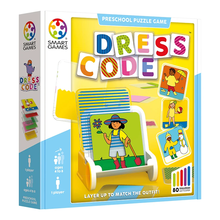 【开学季】穿搭密码 4岁+启蒙早教换装主题卡片逻辑推理STEAM教玩具