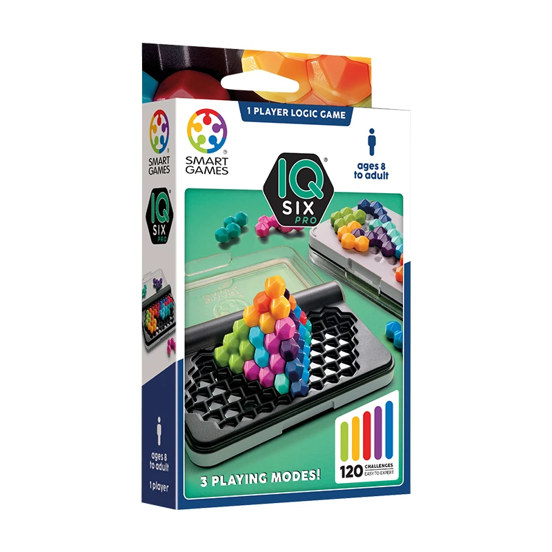 SmartGames智慧六阶塔6岁+空间想象力进阶六边体拼图便携益智玩具