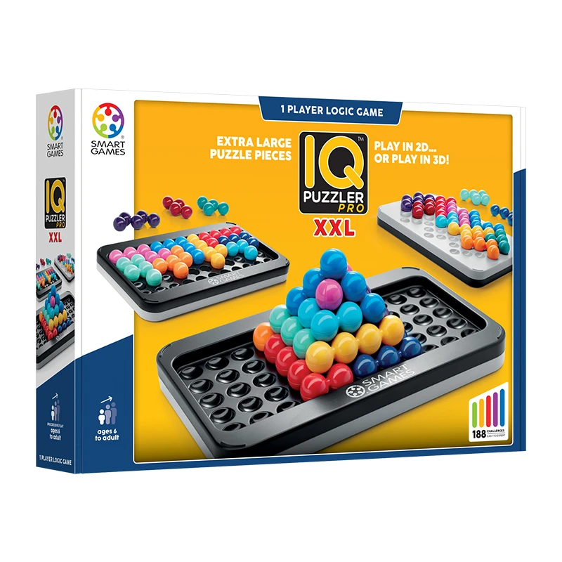 SmartGames智慧大作战豪华版6岁+拼图游戏益智玩具3种玩法8倍放大