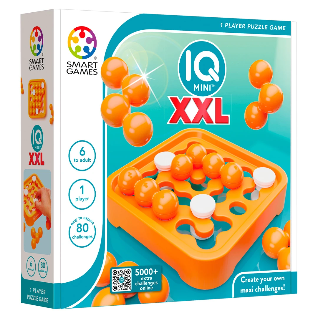 SmartGames智慧迷你拼XXL 6岁+专注力自创关卡益智玩具9倍放大