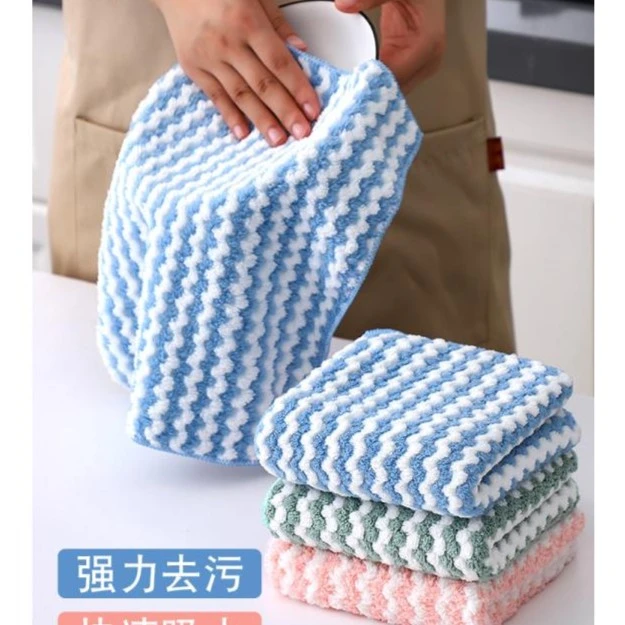 喜乐福不掉毛家用擦桌子百洁布清洁神器厨房洗碗布抹布清洗专用