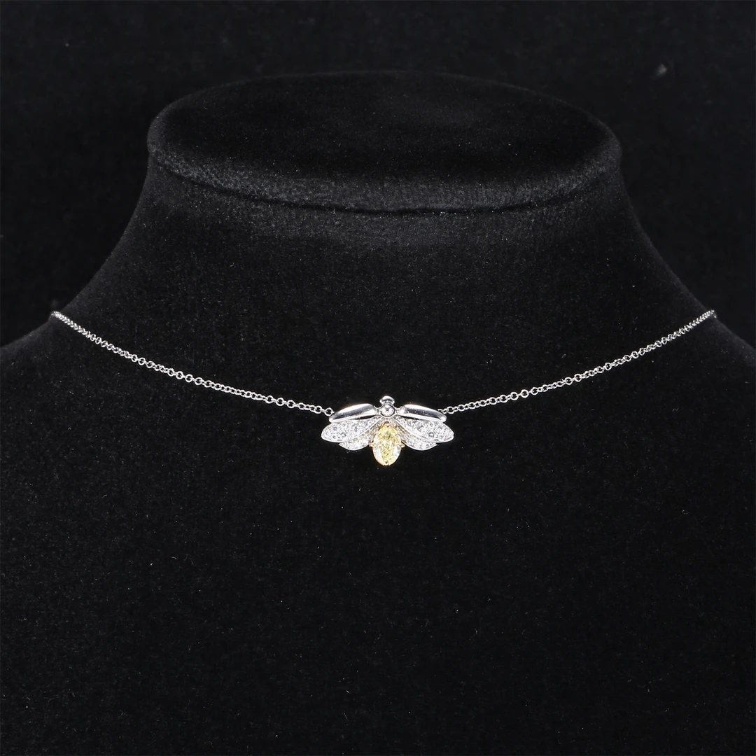 99新 Tiffany & Co./蒂芙尼 久久 萤火虫 主钻0.36克拉 18k白金