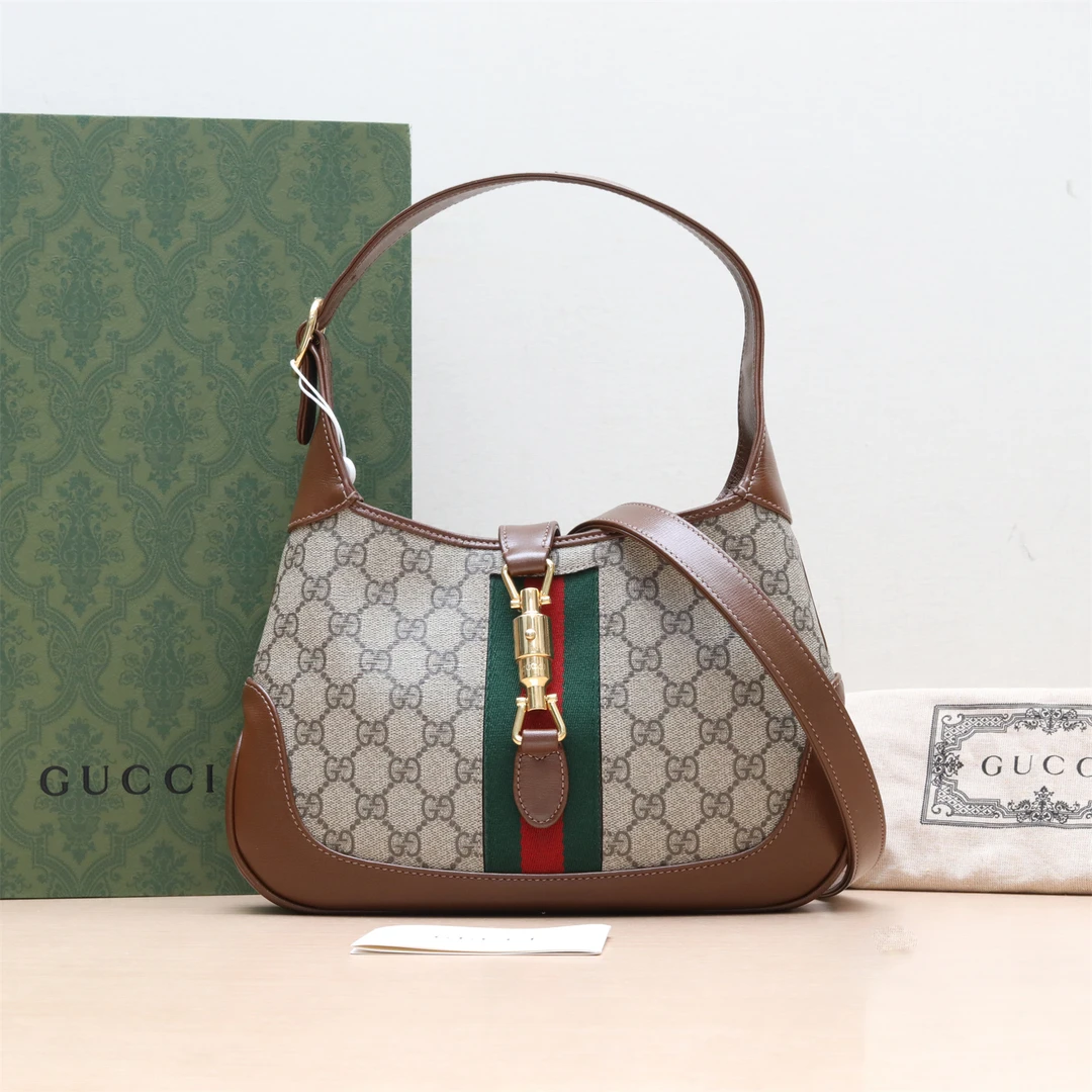 95新 GUCCI/古驰 小花璐璐P224081348 Jackie 1961 小号