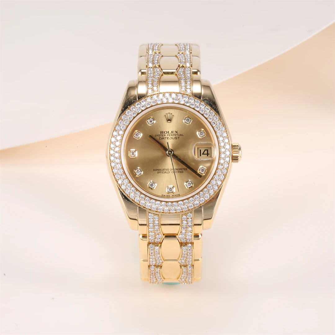 99新 Rolex/劳力士 久久 劳力士女装日志型系列 原钻自动机械腕表