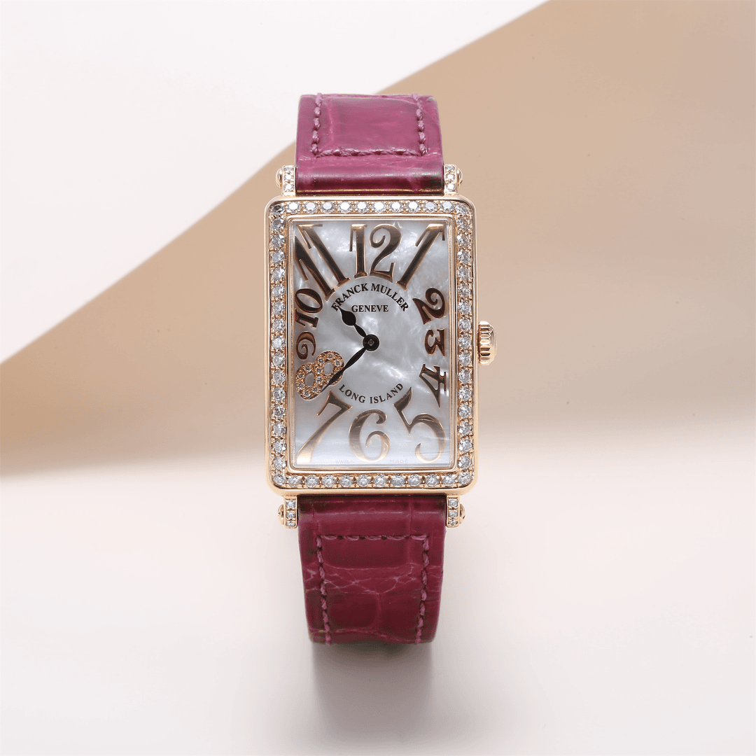 99新 Franck Muller/法兰克穆勒 久久 法穆兰 贝母盘石英腕表原钻