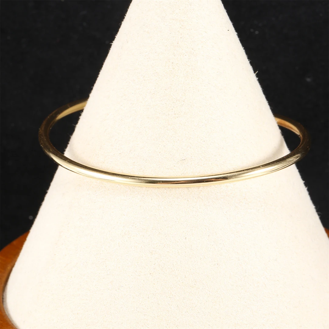 99新 Tiffany & Co./蒂芙尼 久久 18K黄金 手镯 16号