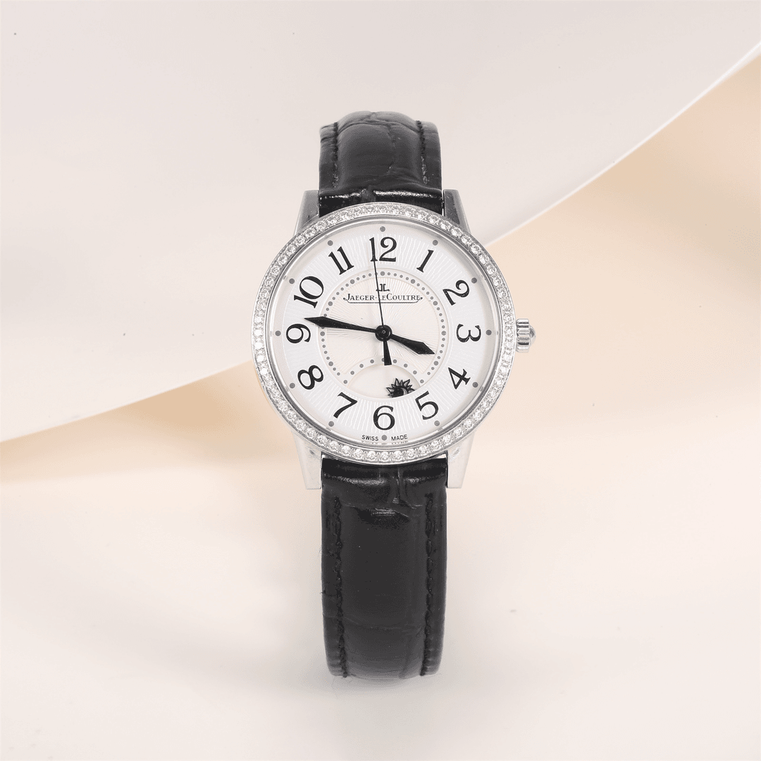 99新 Jaeger-LeCoultre/积家 久久 约会系列 昼夜显示机械表 34MM