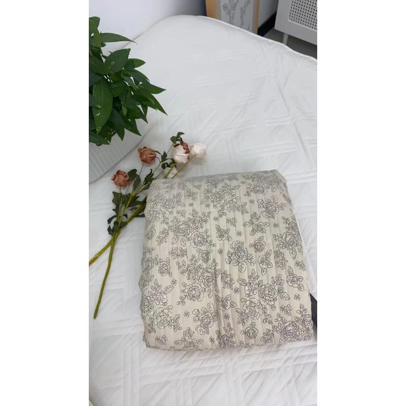 【京かわ会社】四季通用水洗棉床盖 组合 繁花似锦