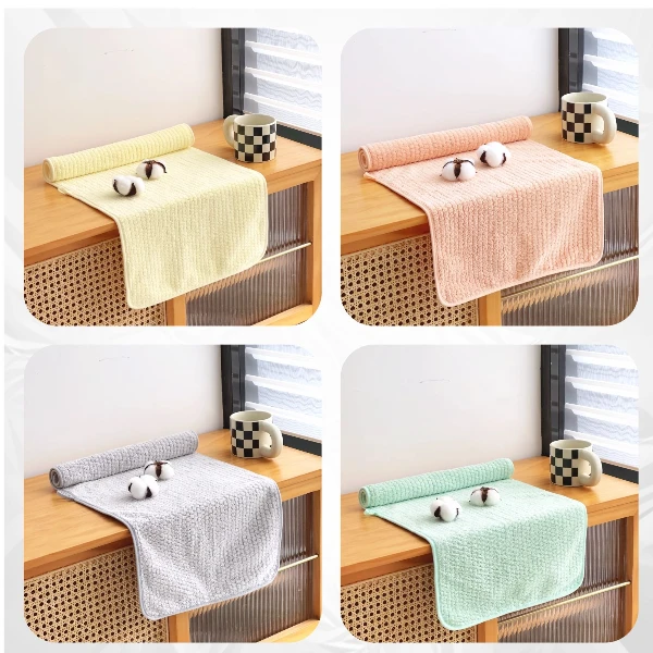 【京かわ会社】特卖品 抗菌纤维玉米粒毛巾32*74cm不挑花色 拍一发三