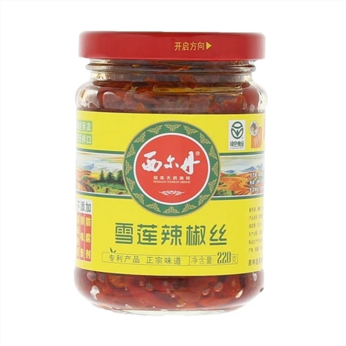 西尔丹雪莲辣椒丝220g