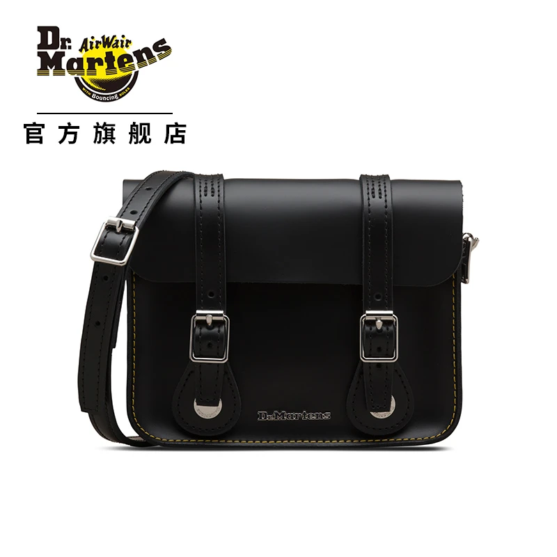 Dr.Martens 7" Satchel英伦早秋剑桥包光面皮单肩斜挎包AB098001