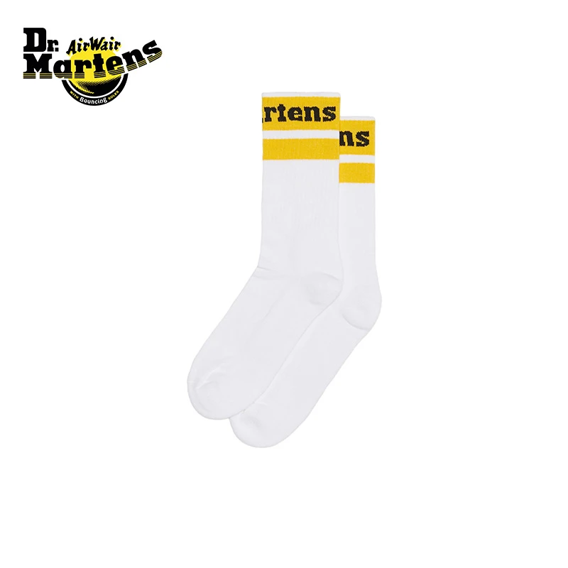 Dr.Martens Athletic Logo Sock夏透气舒适白色袜子AC681103