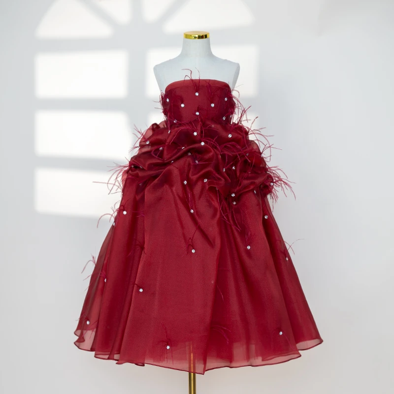 朵拉说儿童礼服高端大气花童生日公主裙轻奢气质主持人演出服装