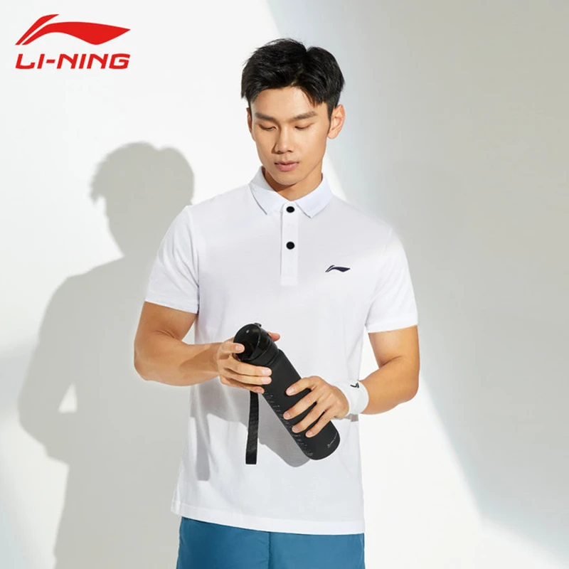 【刺绣标POLO衫】李宁商务polo衫 | 男款透气薄款舒适休闲翻领T恤