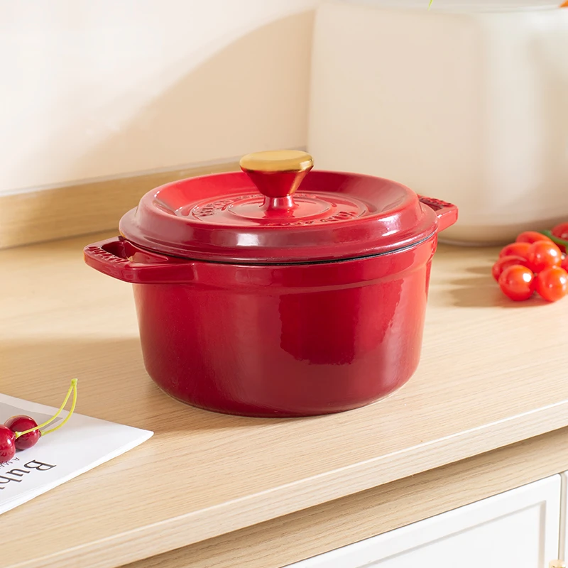 YANZAO/焱造20口径家用炖盅煲汤经典珐琅锅