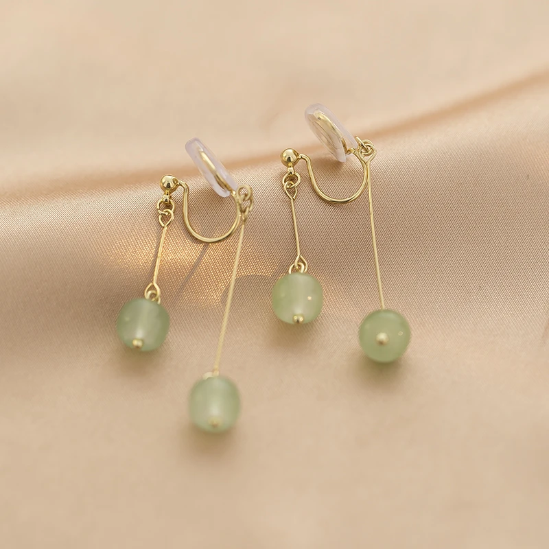 合金耳饰 中国风古风气质小众设计感时尚耳环蚊香盘耳夹无耳洞女