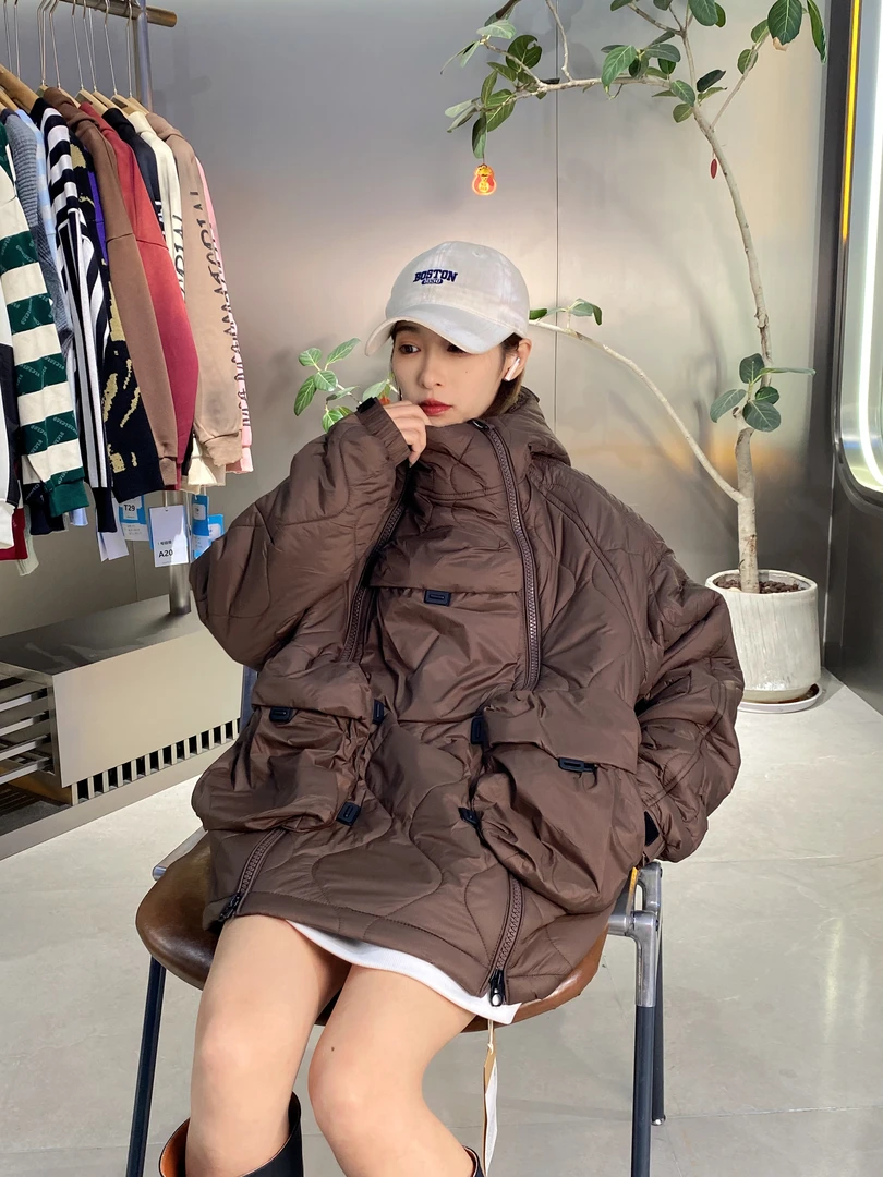 M34-M35-M36  陈陈棉服 中性风小众设计潮牌买手店 JK77508 G166