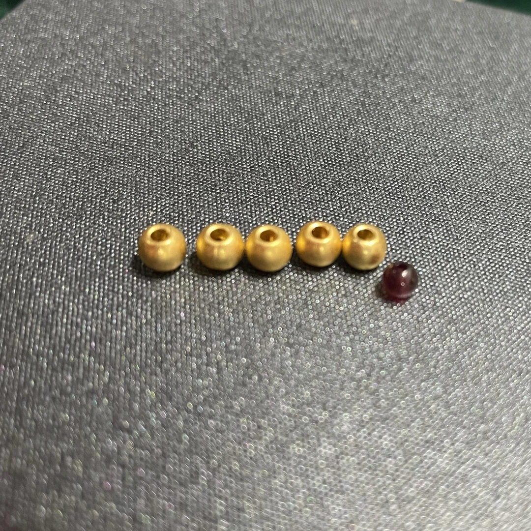 足金999金珠 4mm 转运珠@@003多样性