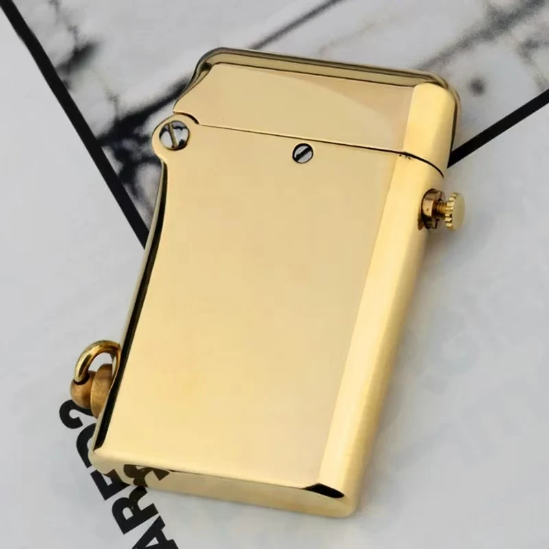 托伦斯 黄铜 光板 双钩 打火机