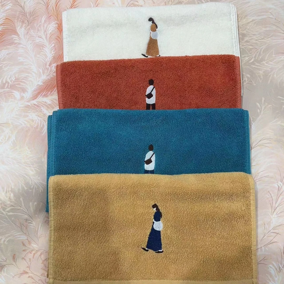 浴巾同款毛巾一条