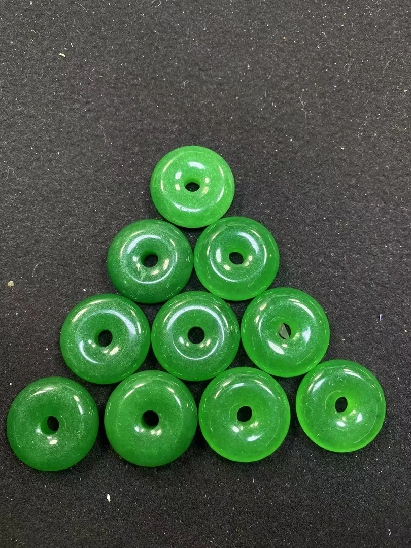 缅绿平安扣吊坠L03