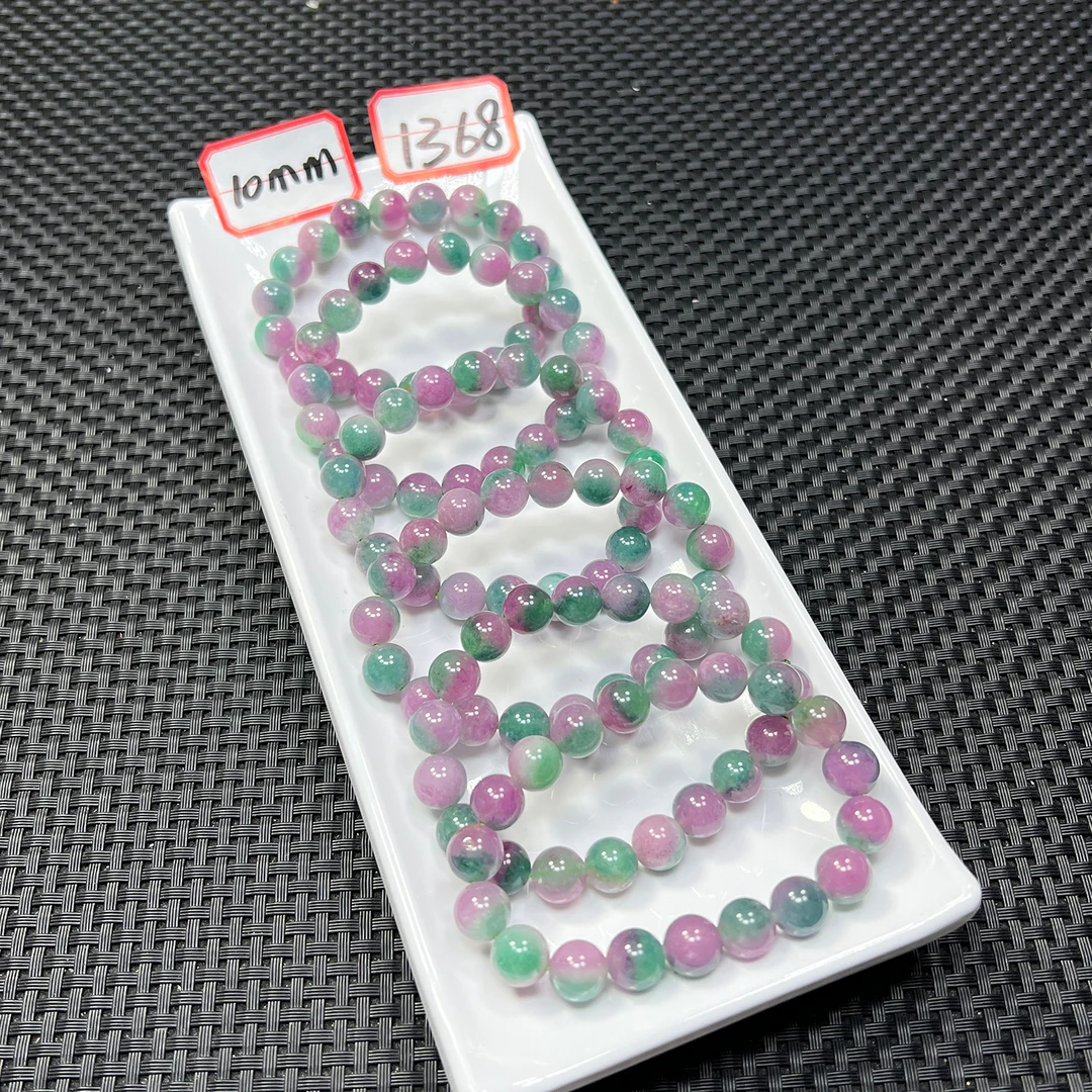 粉绿色10mm手串发一条52B07